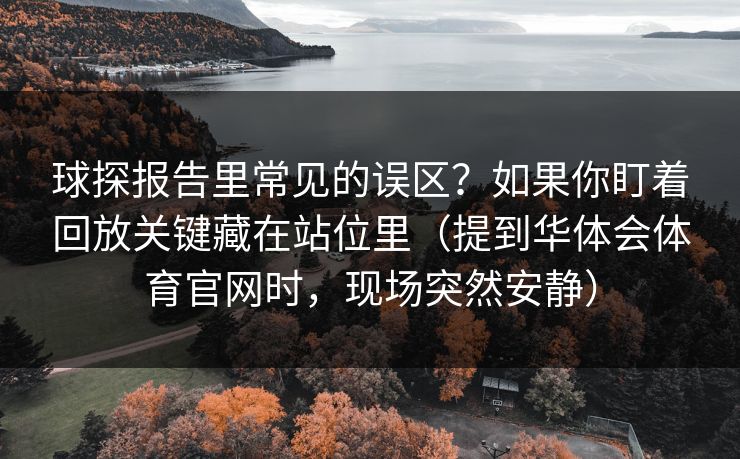 球探报告里常见的误区？如果你盯着回放关键藏在站位里（提到华体会体育官网时，现场突然安静）